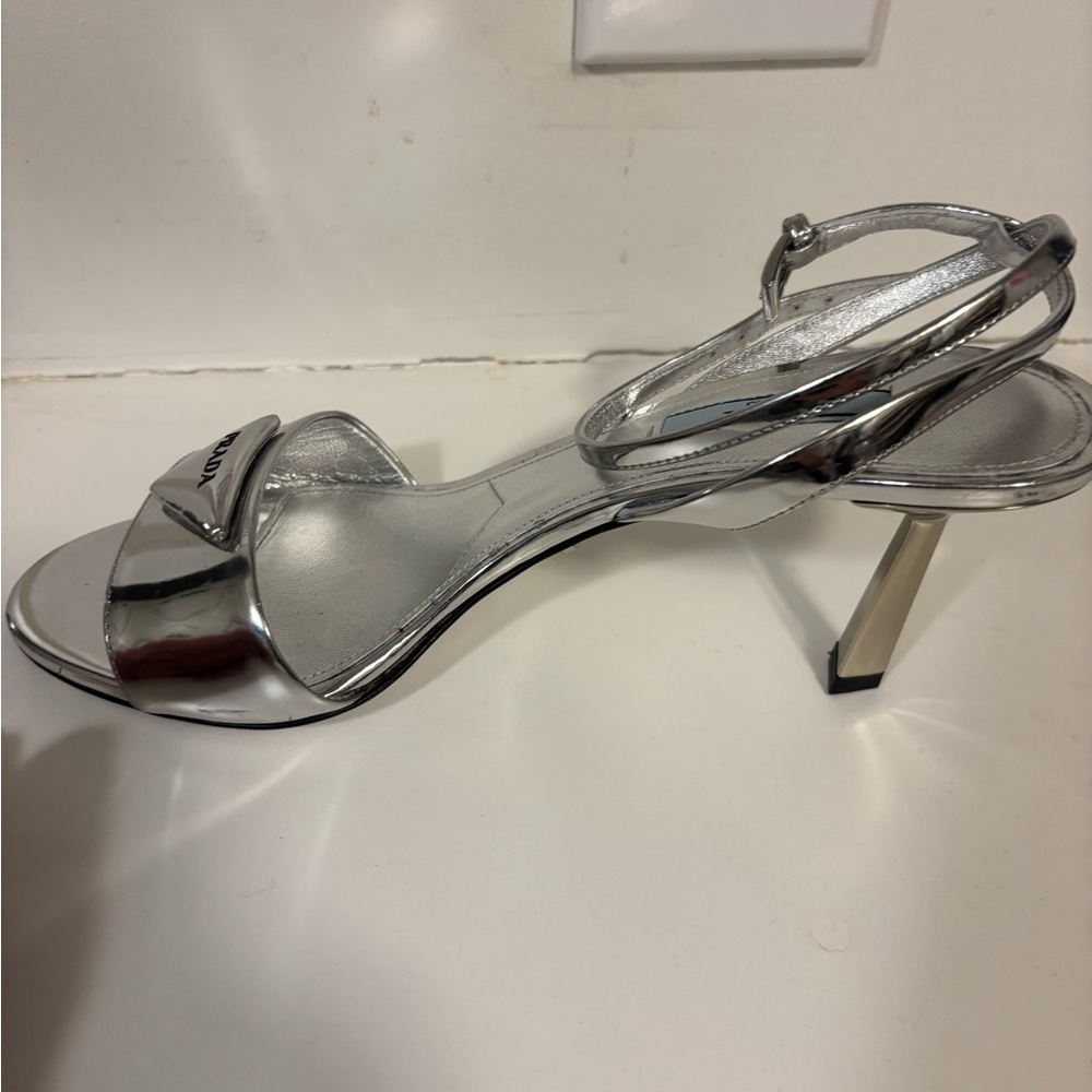 Prada silver heels - Picture 9 of 14